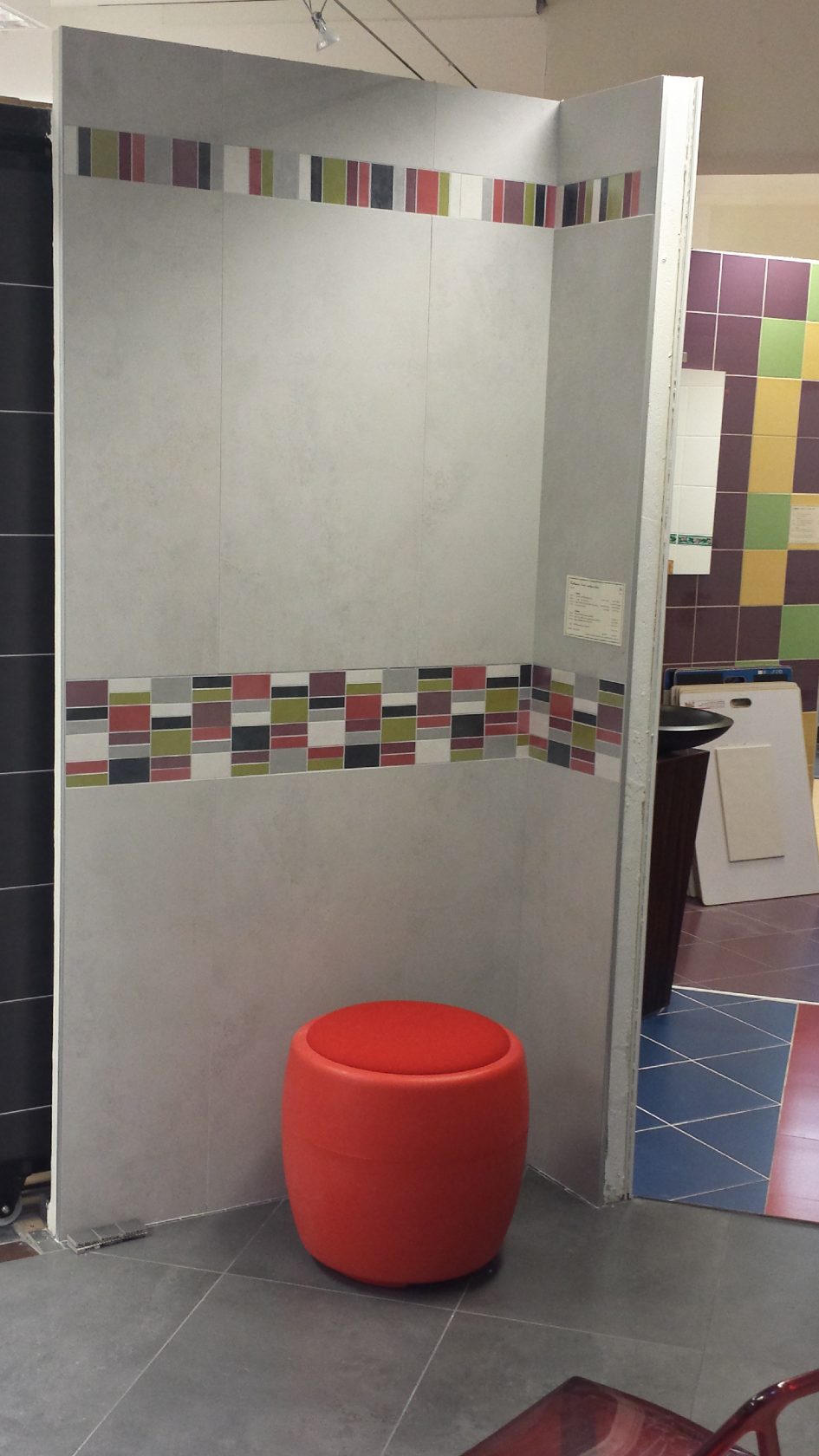 Exposition carrelage wc