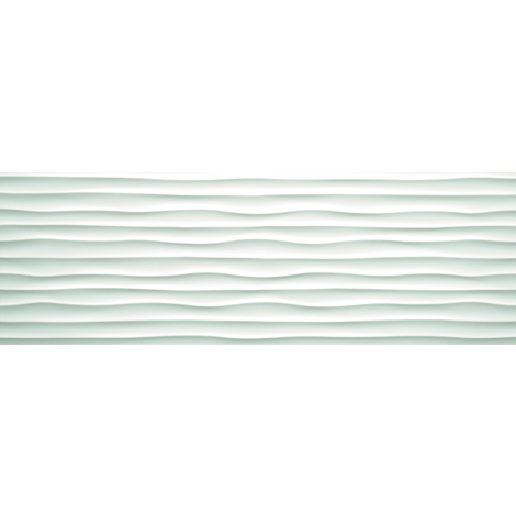 Carrelage wave blanc brillant