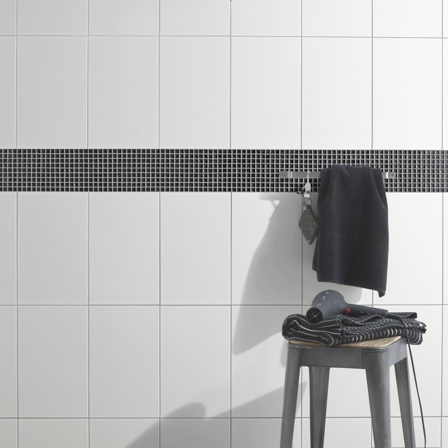 Carrelage blanc 10 x 20