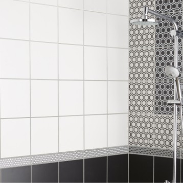 Carrelage blanc salle de bain