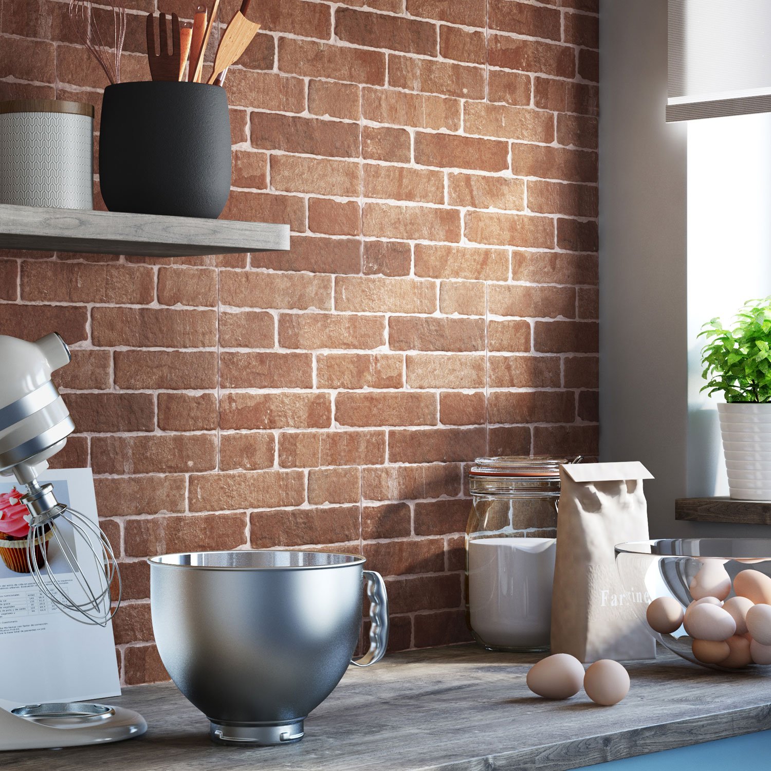 Enlever carrelage mural brique