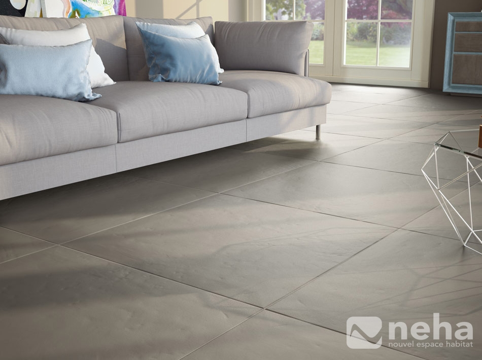 Carrelage gris marron