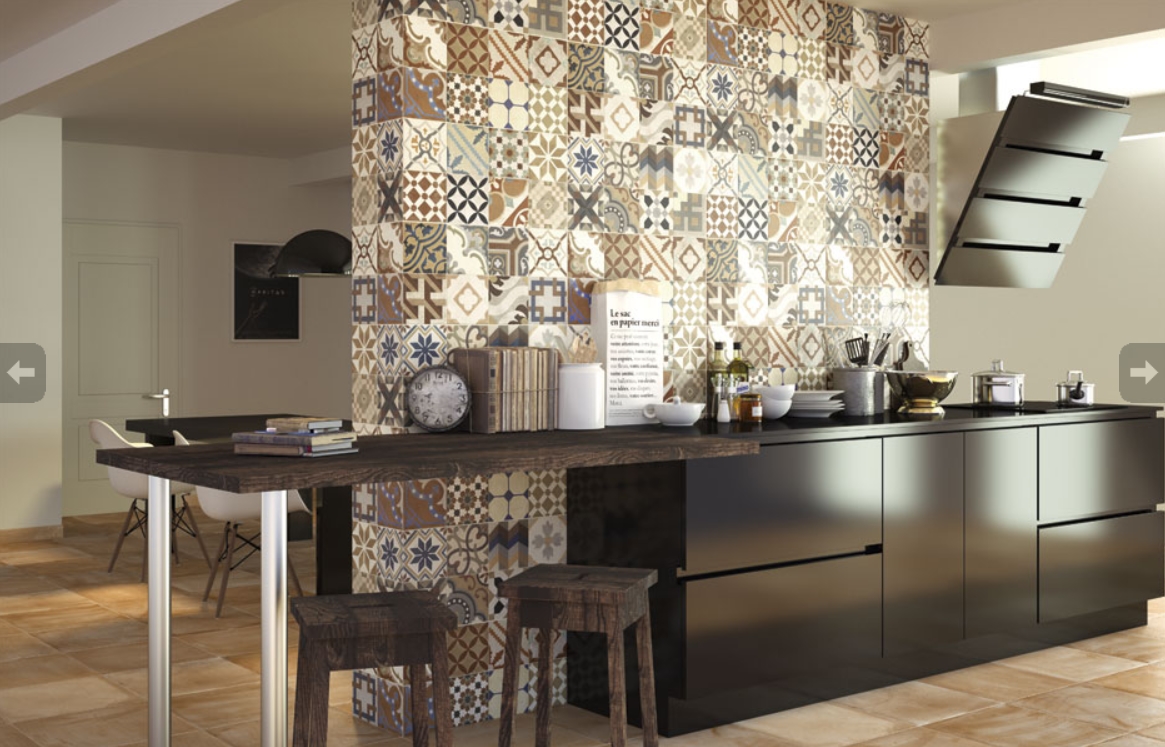 Carrelage mural type ancien