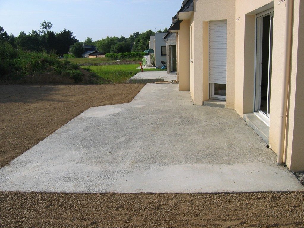 Carrelage exterieur dalle beton