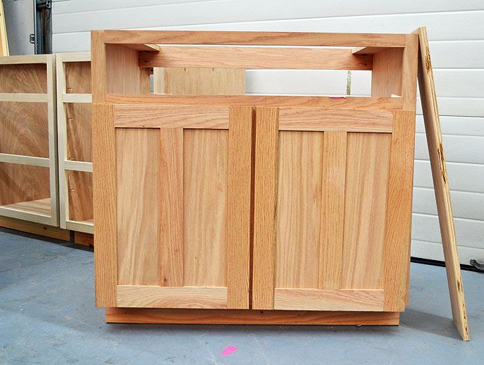 Plan de construction d'armoire de cuisine