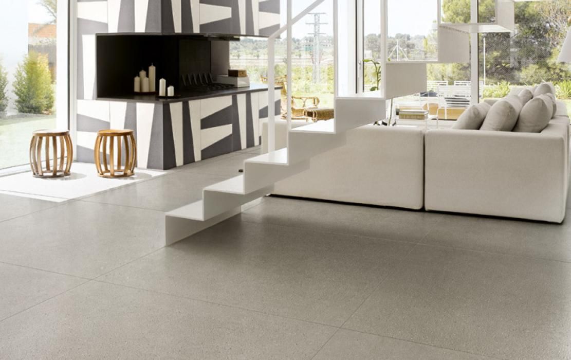 Carrelage gris grand