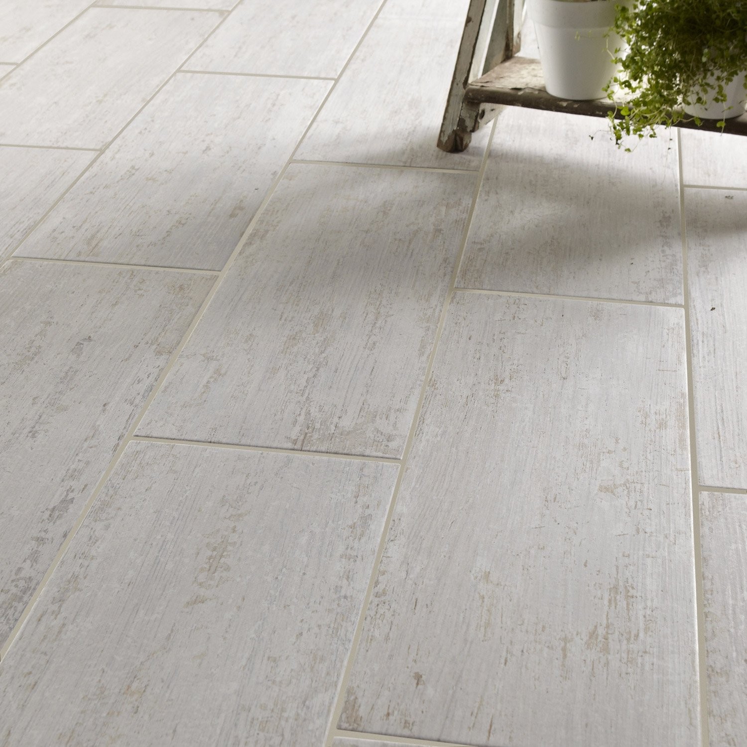 Carrelage blanc fin de serie