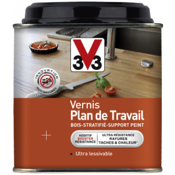 Vernis plan de travail cuisine bois