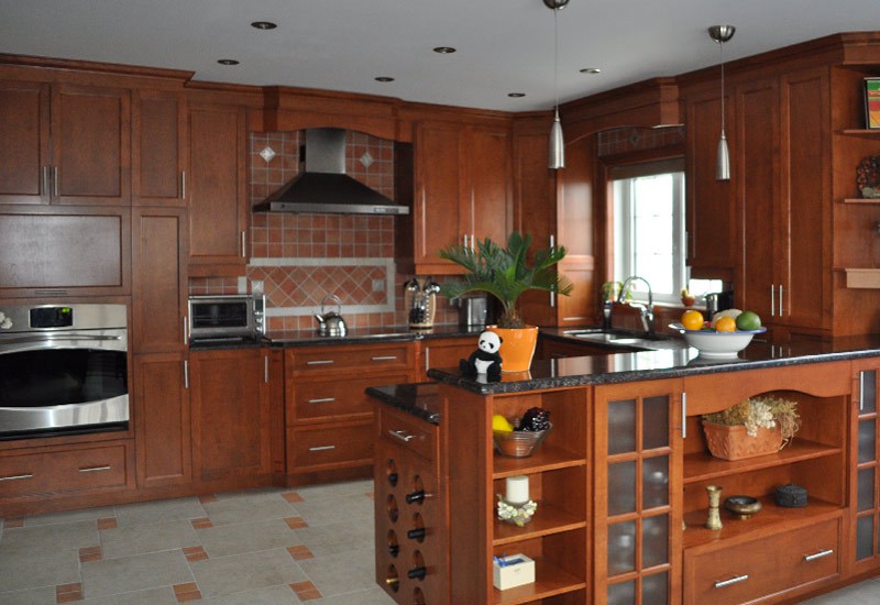 Porte d'armoire de cuisine en érable