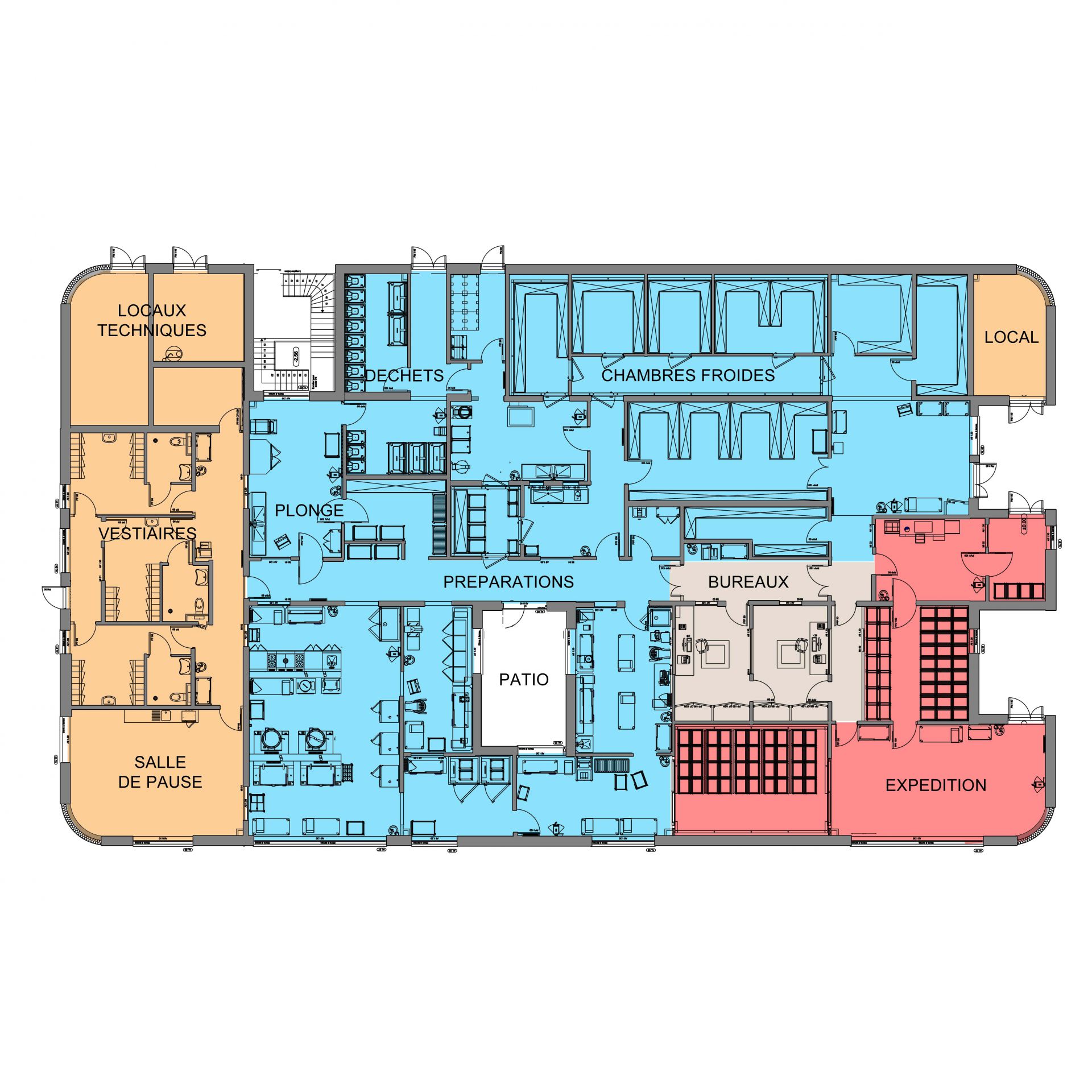 Plan de production cuisine centrale