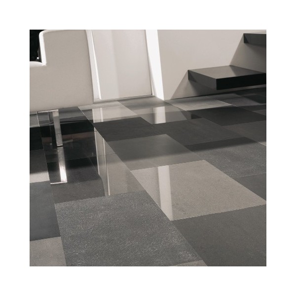 Carrelage brillant gris 60x60