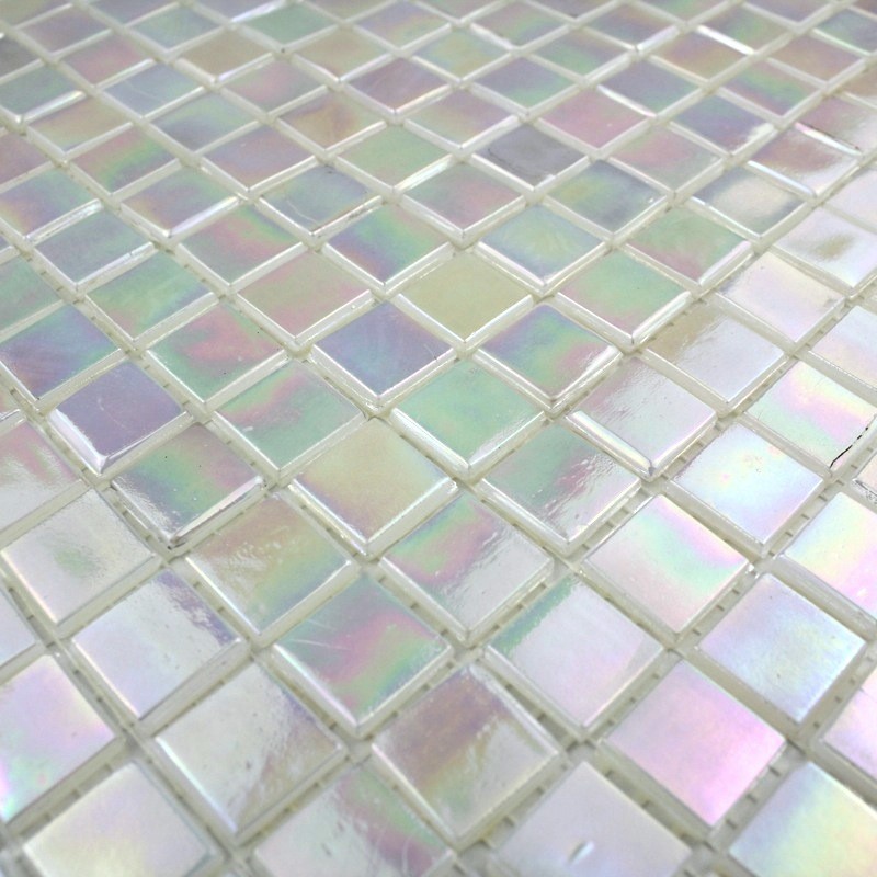 Carrelage mosaique irisé