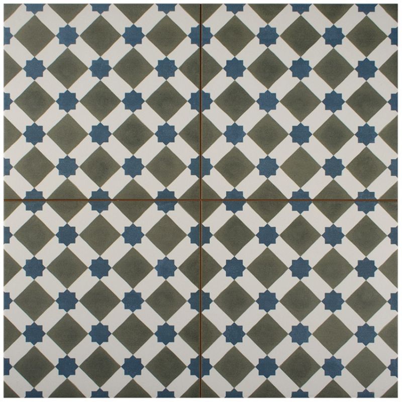 Carrelage gres cerame imitation carreaux de ciment