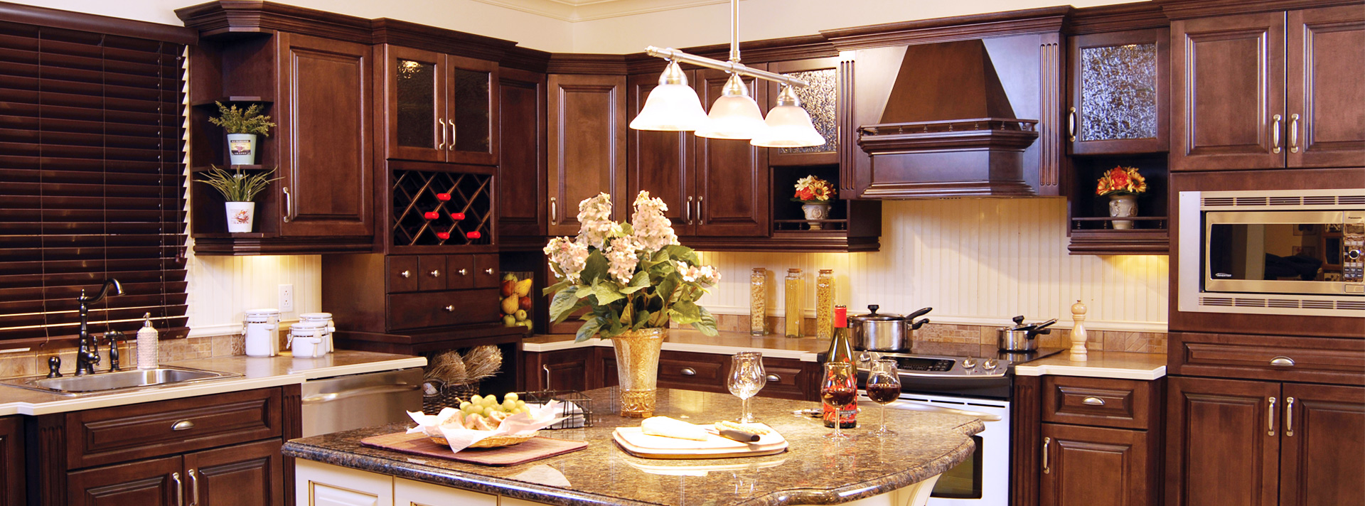 Model de cuisine bois