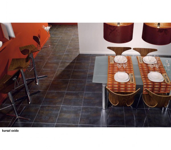 Carrelage gris oxido