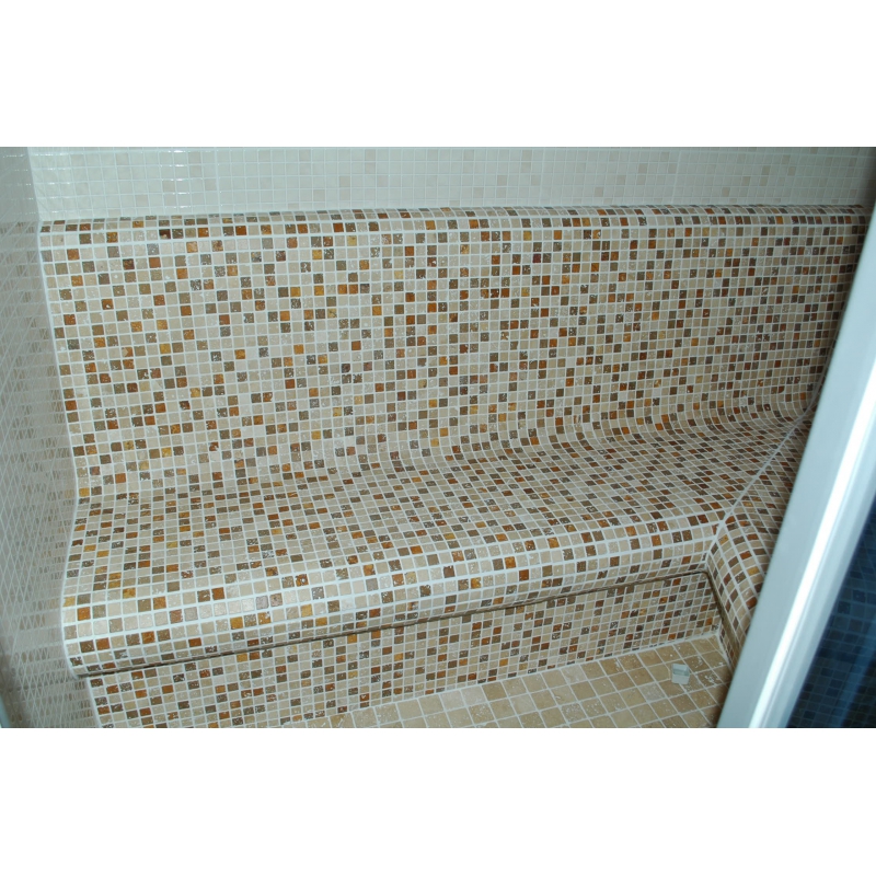 Carrelage mosaique vert