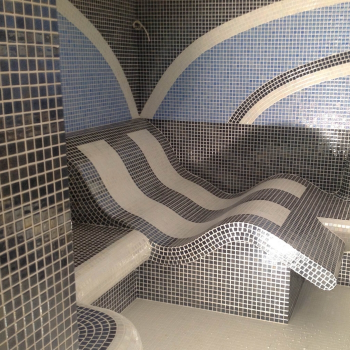 Carrelage mosaique visage