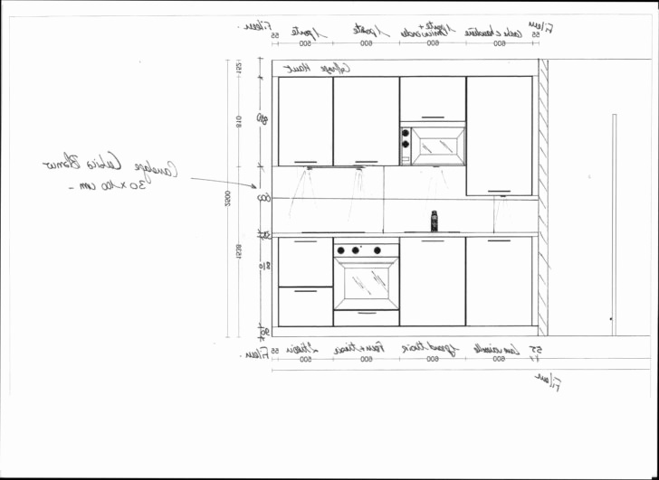 Meuble haut de cuisine hauteur