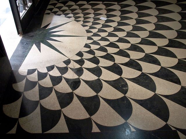 Carrelage sol art deco