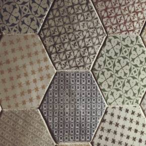 Carrelage hexagonal imitation tomette