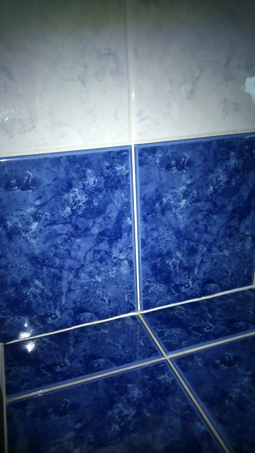 Carrelage couleur bleu