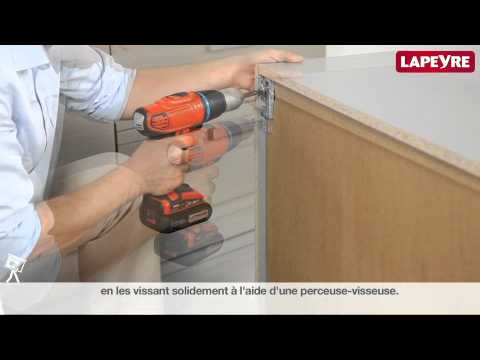 Fixer meuble haut cuisine sans percer