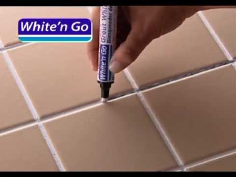 Joint carrelage gris qui jaunit