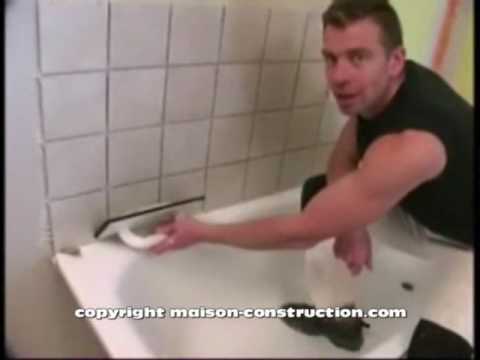 Joint de carrelage sur baignoire