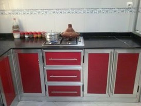 Model cuisine moderne en aluminium
