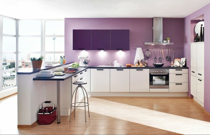 Decoration cuisine peinture grise