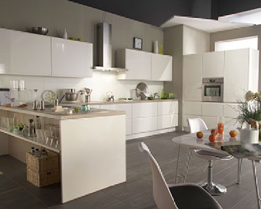 Idée de déco cuisine blanc