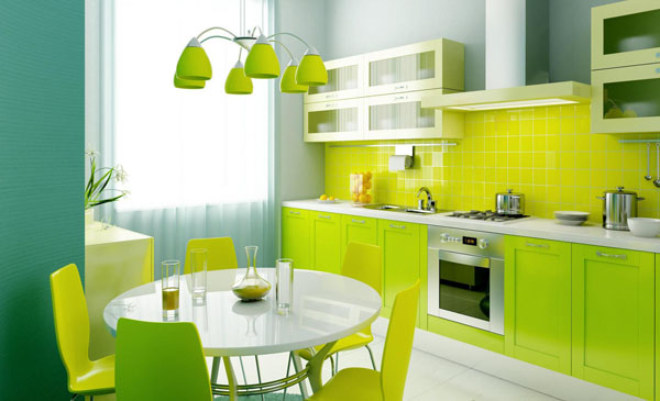 Idee deco cuisine verte