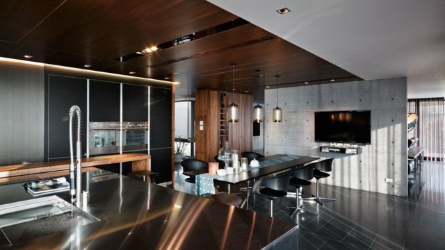Plan de cuisine air ouverte