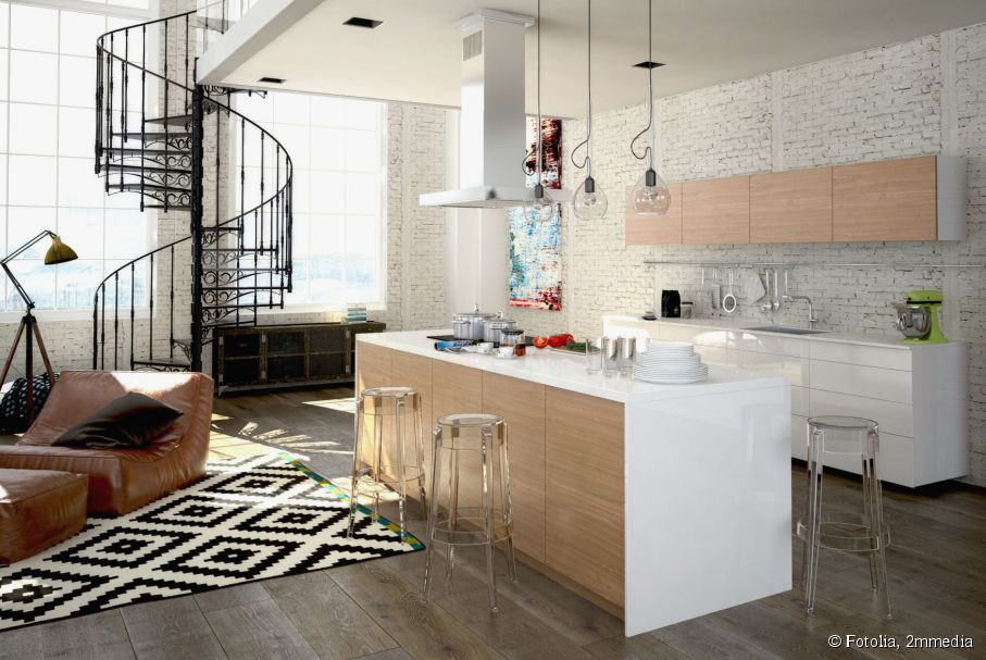Idée déco pour cuisine ouverte salon
