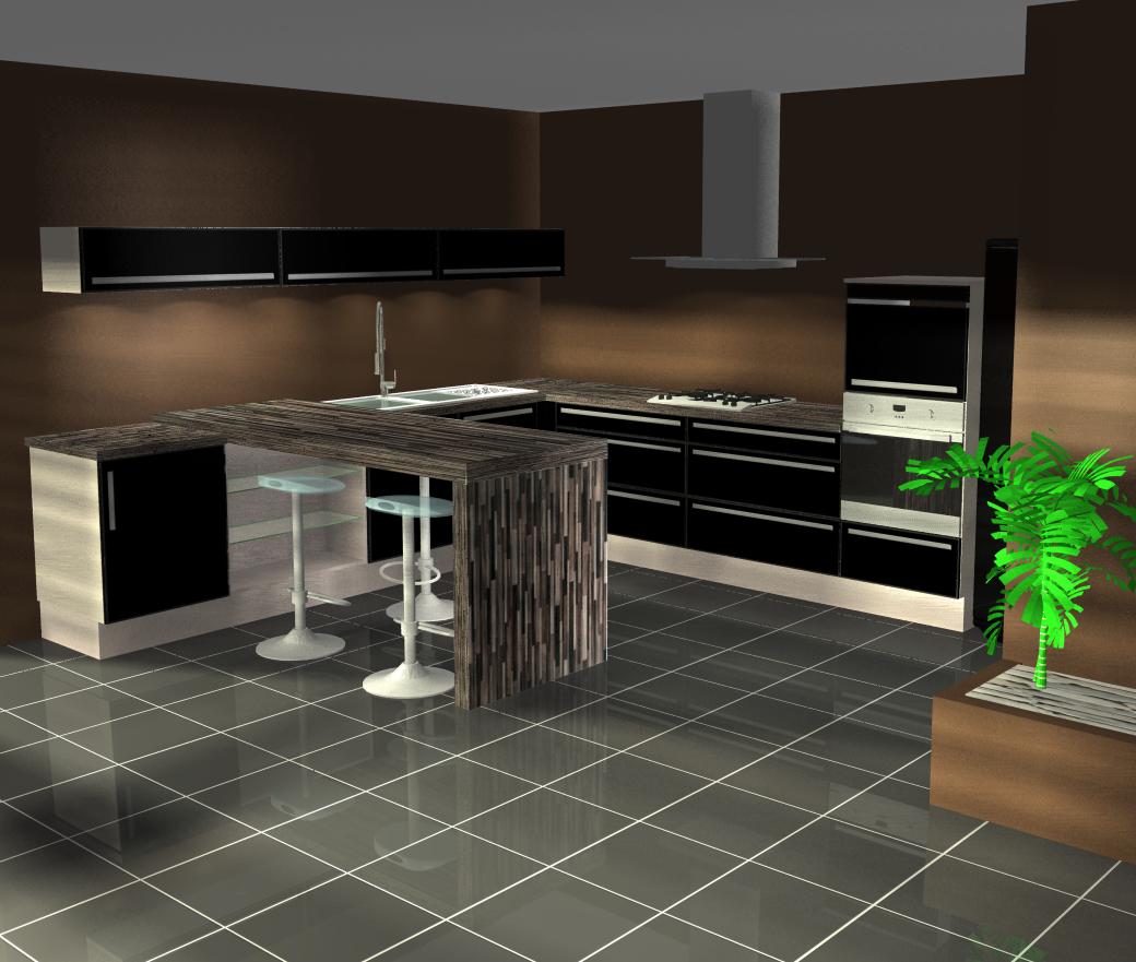 Couleur pour cuisine ouverte
