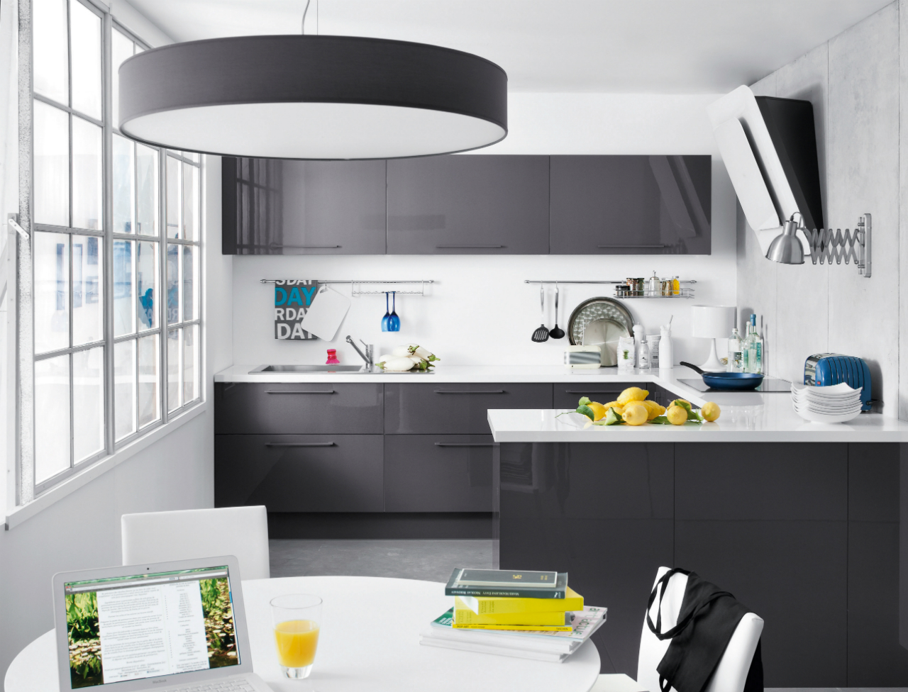 Deco cuisine ikea grise