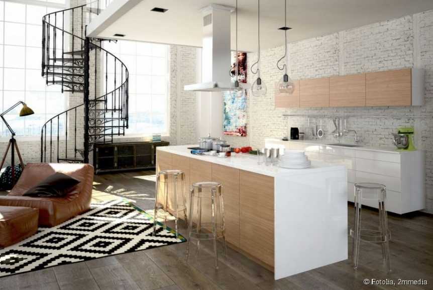 Idee deco salon cuisine ouverte