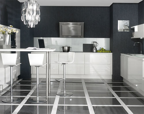 Couleur peinture cuisine meuble blanc