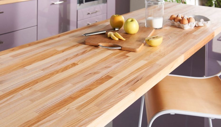 Plan travail cuisine massif