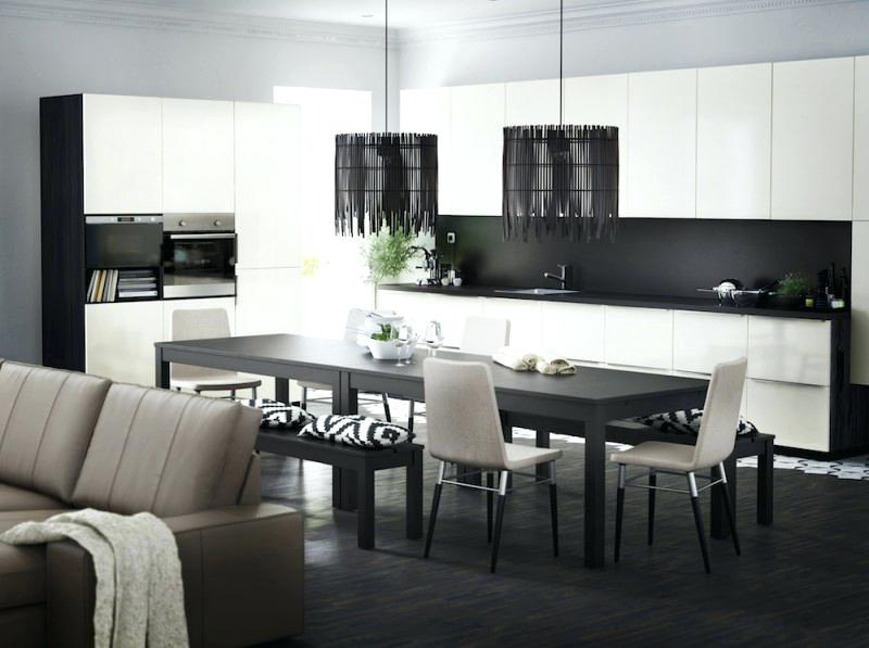 Meuble haut cuisine ikea noir