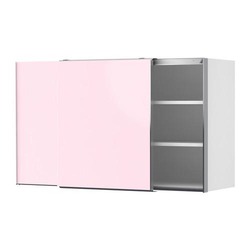 Meuble haut cuisine porte coulissante