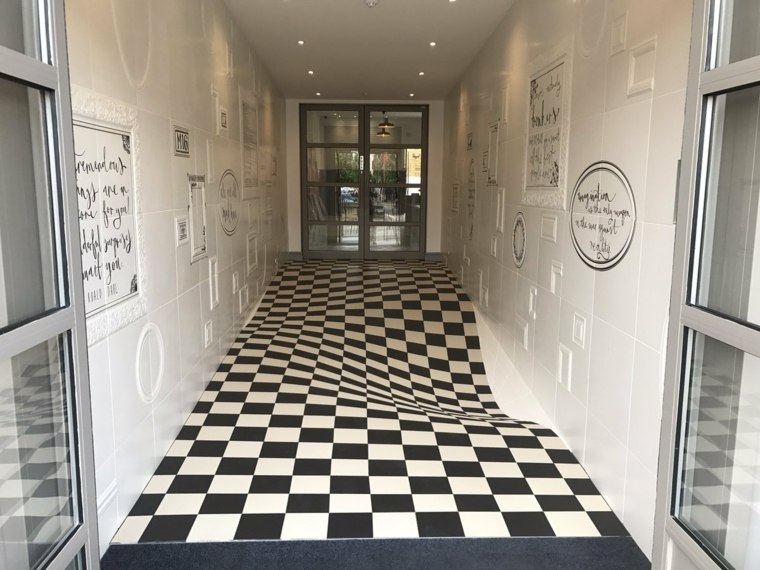 Carrelage ancien couloir