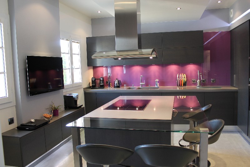 Photos cuisine gris anthracite