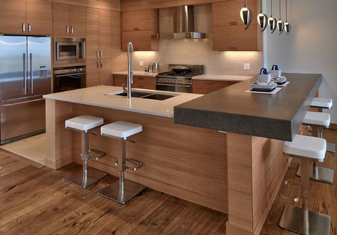 Modele de cuisine ikea avec ilot central