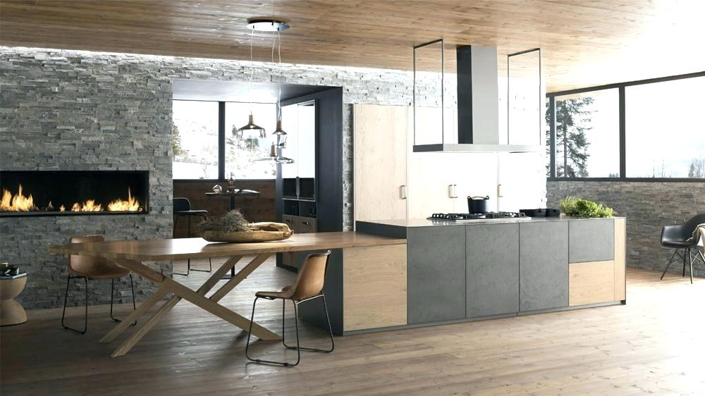 Plan cuisine avec coin repas