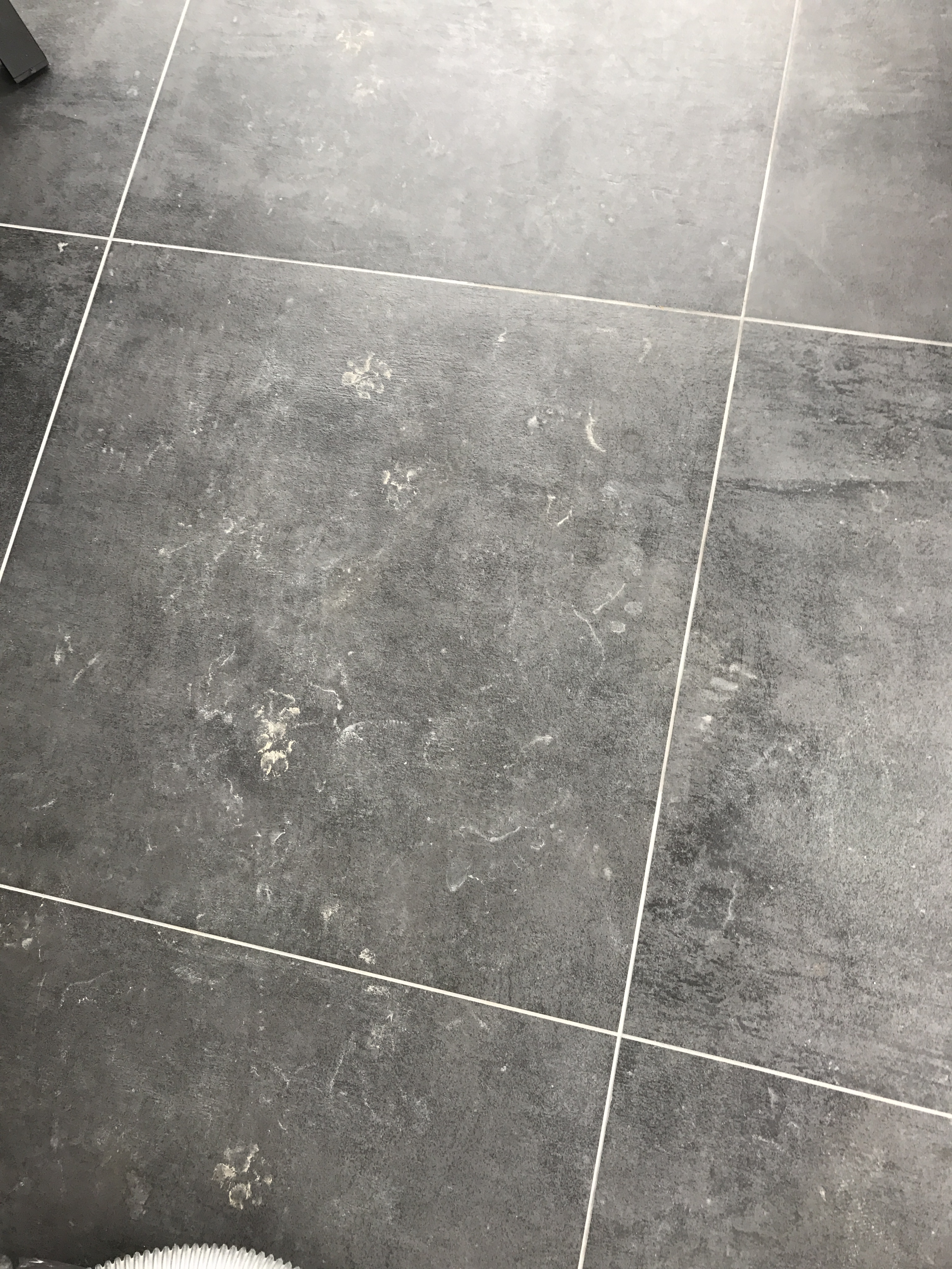 Carrelage blanc trop salissant
