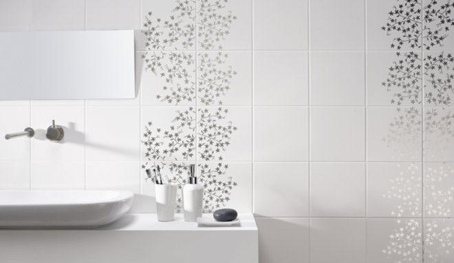 Carrelage adhesif brillant