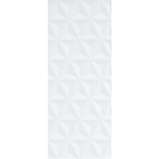 Carrelage blanc relief