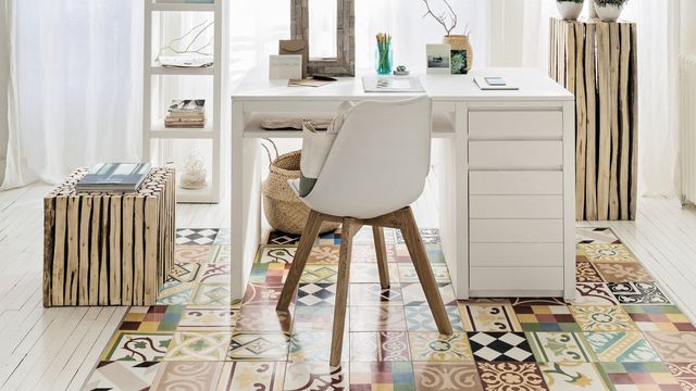 Carrelage ancien cabochon