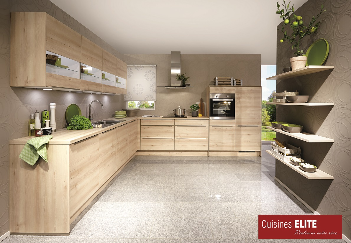 Modele de cuisine en hetre